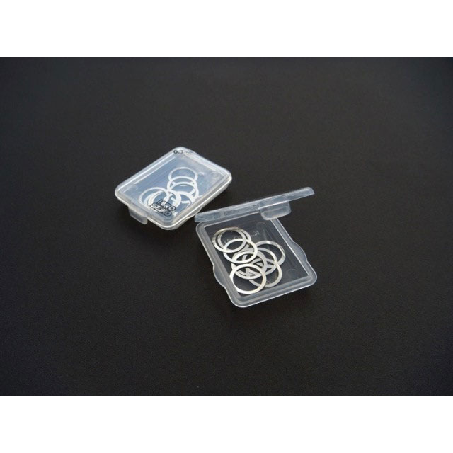 Φ10mmステンレスシムセット(0.1t/0.2t 各10枚入) パーツケース付属 [HS-48207](JAN：4543880917212)