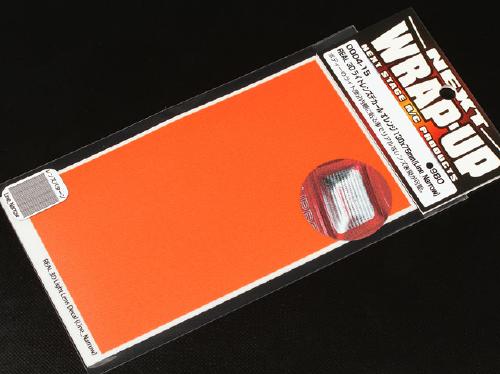 REAL 3D ライトレンズデカール オレンジ 130×75mm(Line_Narrow) [0004-15](JAN：4571344910769)
