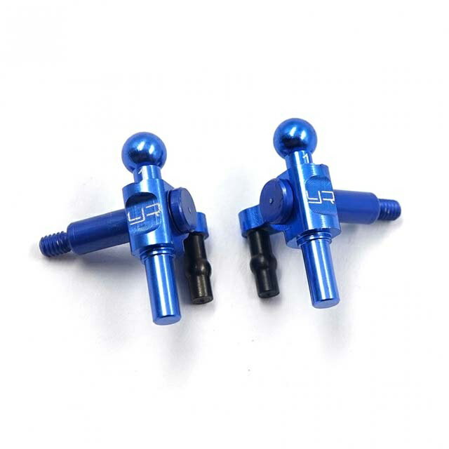2セットシルバーアルミ合金フロントナックルアームfor GPM RC