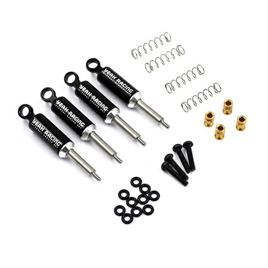 京商ミニッツ4X4MX-01用アルミインターナショナルショック黒 [KYMX-012BK](JAN：4894711030151)