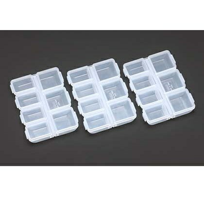 パーツケース(90×70×17mm)(3個入) [YC-10A](JAN：63934221458)