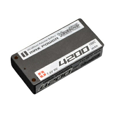 YOKOMO HV Li-poХåƥ꡼ 4200mAh/7.6V 100C [YB-V242HB](JAN63934222145)