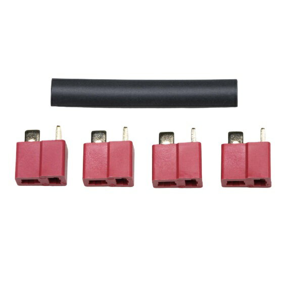 Tプラグ2Pコネクター(メス4個入) [YB-C04](JAN：63934222253)