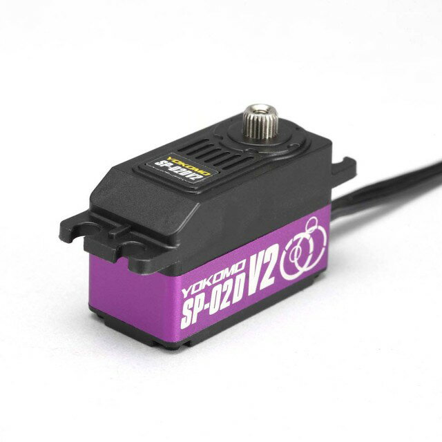 【限定特価】ドリフト用プログラマブルサーボ SP-02DV2 パープル [SP-02DV2P+](JAN：2000000108568)