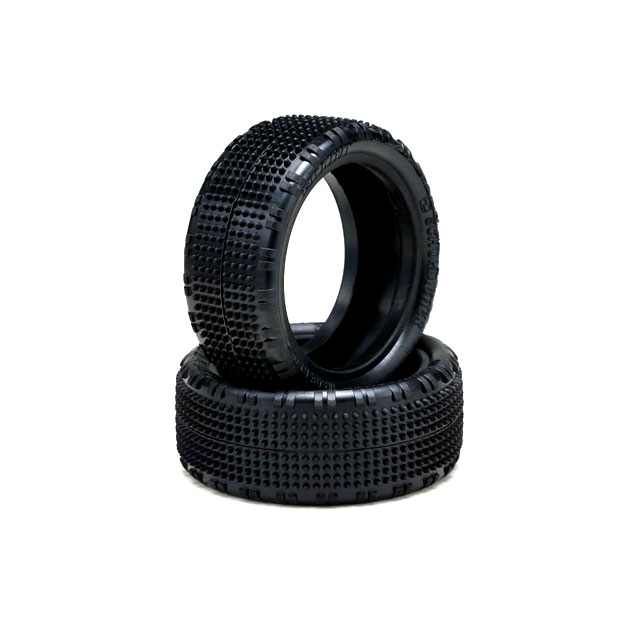 シャード1/10 イエロー 4WDフロントタイヤ [YAU-6907](JAN：63934222766)