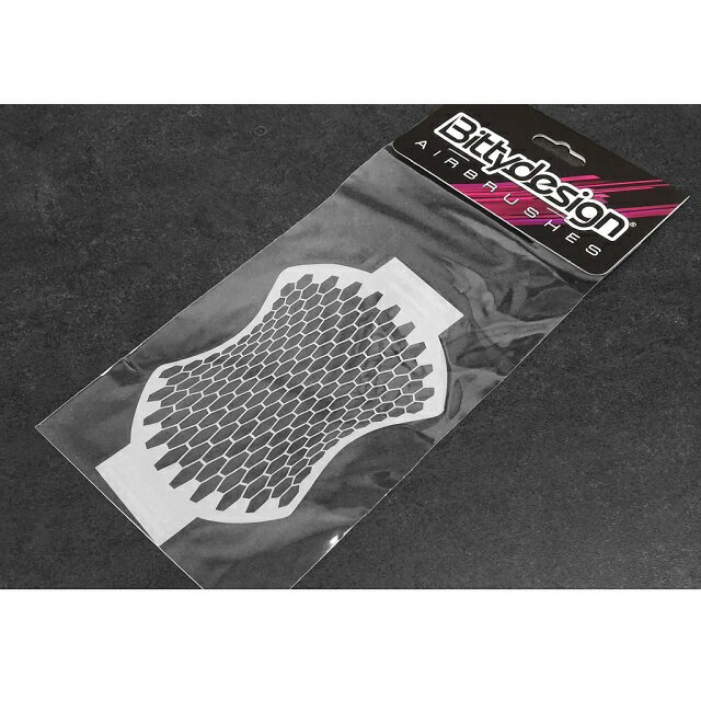 ポリカボディ塗装用ステンシル/Honycomb V2 [BDSTC-003](JAN：74479083677)