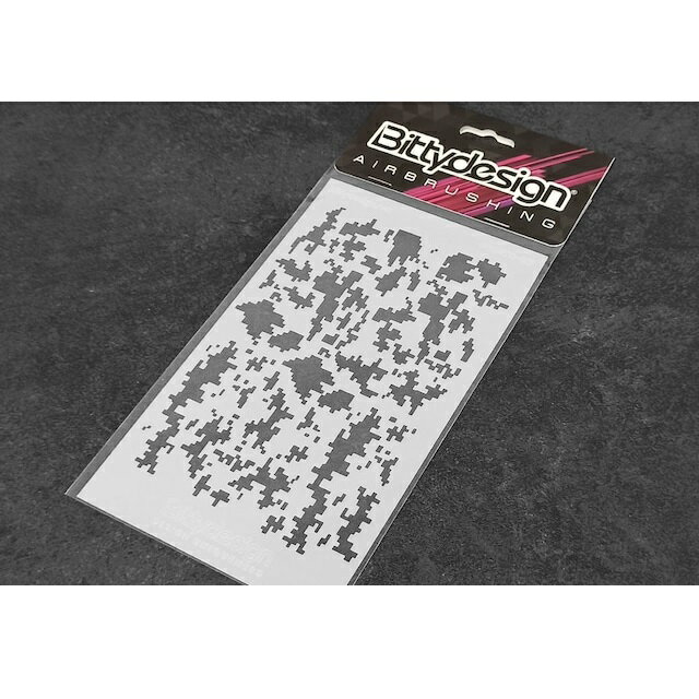 ポリカボディ塗装用ステンシル /Camo Digi [BDSTC-017](JAN：74479083745)