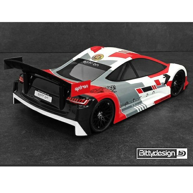 ホビーマンズのeptron クリアーボディ 1/10TC 190mm ライトウエイト [BDTC-190ETR](JAN：78510494248)｜アングル3