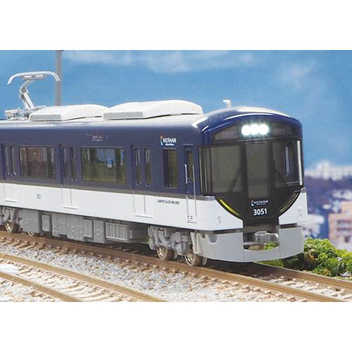 京阪3000系 増結用中間車4両セット(動力無し) [30192]](JAN：4946950301926)