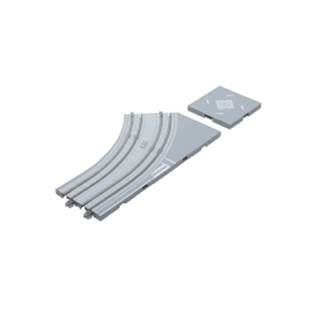 ユニトラム曲線軌道プレート交差点・左 [40-103](JAN：4949727687629)