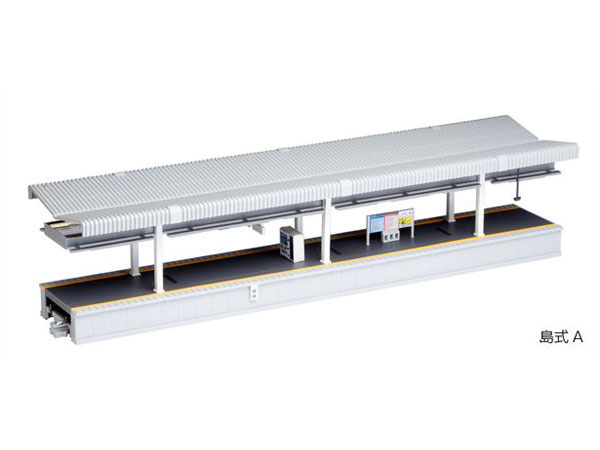 ●現代のプラットホームを照明付きで楽しめる。すべてが新しい、近郊型ホームDXが登場。 ●ホームDX照明キットで、駅ホームの夜景を簡単に楽しめる。 ●簡単に取付け可能、フロアレイアウトでも楽しめる。都市のホームには、ドアが似合う。 都市部や、比較的新しい駅に見られるようなホームをNゲージでお楽しみいただける製品です。完成品ですのでリアルな駅を手軽にお楽しみいただけます。 主な特長 ● 既存の近郊形ホームと同様の高い上屋が外観上の特徴で、上屋の構造が架線吊架用の梁を兼ねる、新幹線の駅で多く採用されている形態のものがプロトタイプ。 ● 新たなオプション製品と組み合わせることで、ホームに設置されたホームドアの再現、ホーム内の点灯化が可能。現代の都市部駅ホームの再現に最適です。 ● 外観からは見えないように、ホーム照明用の通電レールを内部に搭載。 ホーム同士をユニジョイナーで接続することによって、製品を複数つないだ状態でも照明の組込・点灯が可能。ホームエンドの接続はSジョイナー仕様、ホーム製品に変換ジョイナー付属 ● ホーム下の退避スペース、点字ブロックや各種アクセサリーなどで現代的なホームをリアルに再現。 ● いずれの製品もホーム部分の全長は1本あたり248mm、ホームエンドは200mm。 ● 23-160/161 近郊形ホームDX 島式/対向式セットはいずれもホームエンドは全長の長いものを採用。1セットのホーム全長は6両編成の車両が停車可能な896mm(200mm+248mm+248mm+200mm)。 ● ホーム内の案内、駅名板などを収録したシールが付属。