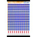 行先側面方向幕シール 651系/スーパーひたち フレッシュひたち PG-166 (JAN：4547247031467)