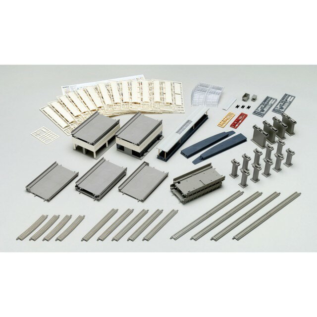 高架複線スラブ駅セットII(レールパターンHB-SL) [91075](JAN：4543736910756)