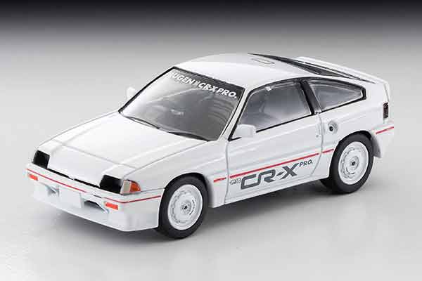 1/64 トミカ ビンテージホンダ バラードスポーツCR-X MUGEN 無限 CR-X PRO 白 前期型