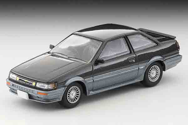 1/64 トミカ ビンテージトヨタ カローラレビン 2ドア GT-APEX 85年式 黒/グレー