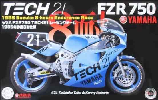 1/12 ե ץǥޥ FZR750 1985ǯ뼯8ѻ Shiseido TECH21 졼󥰥