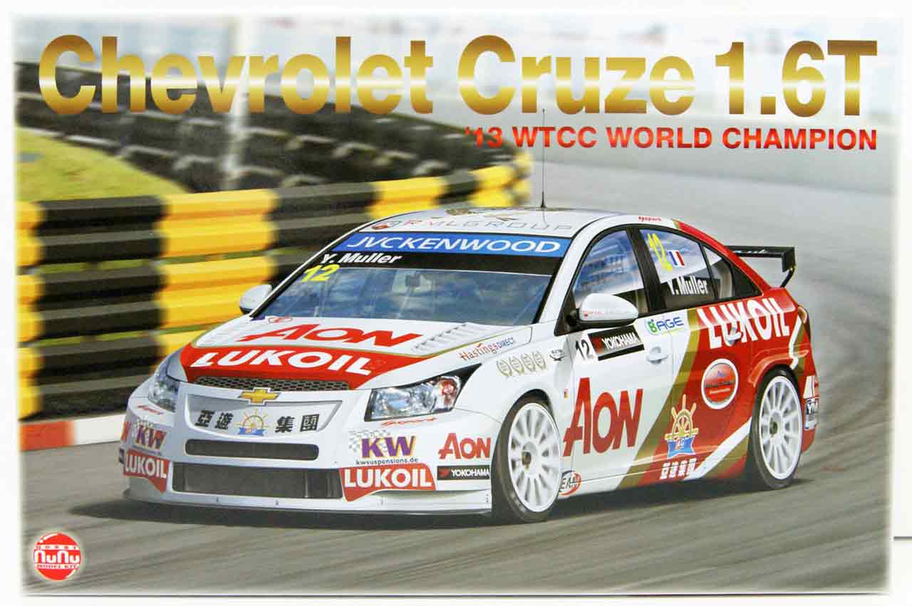 1/24 プラッツ/NuNu プラモデルシボレー クルーズ 1.6T 2013 WTCC WCP
