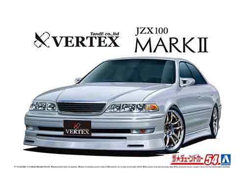 1/24 アオシマ プラモデルVERTEX JZX100マークII ツアラーV '98のサムネイル