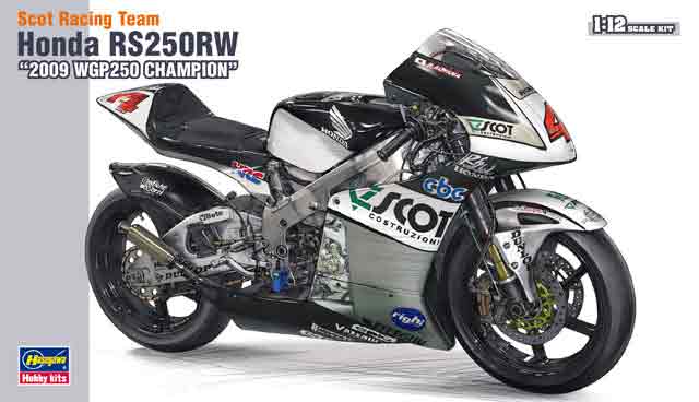 1/12 ハセガワ プラモデルスコット レーシング チーム ホンダ RS250RW “2009 WGP250 チャンピオン