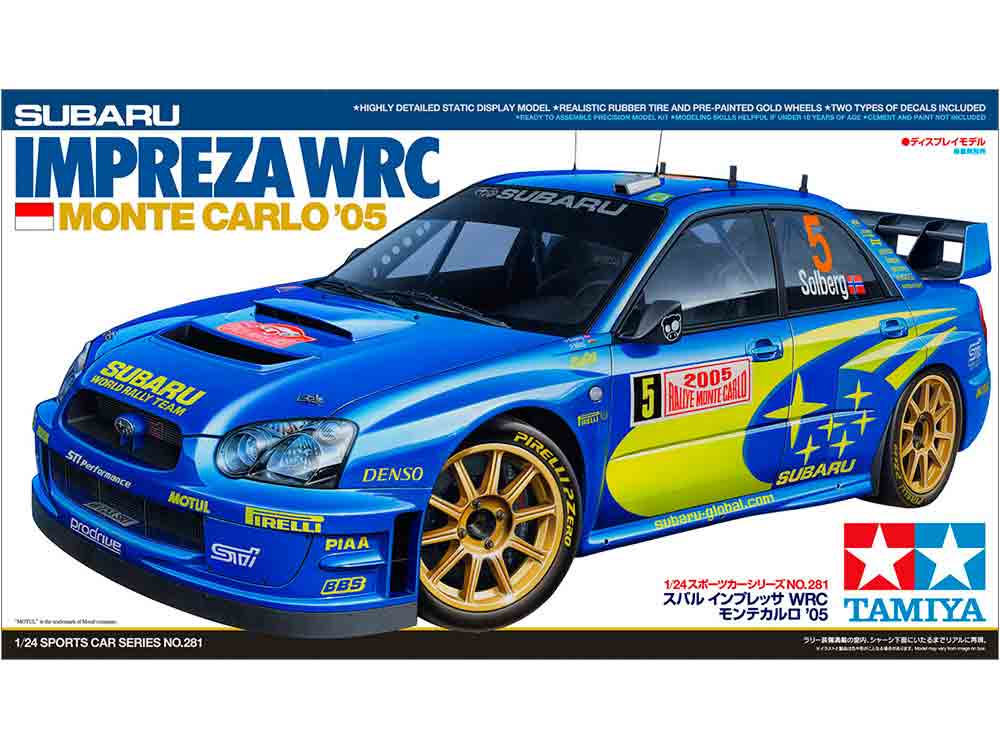 1/24 タミヤ プラモデルスバル インプレッサ WRCモンテカルロ 039 05