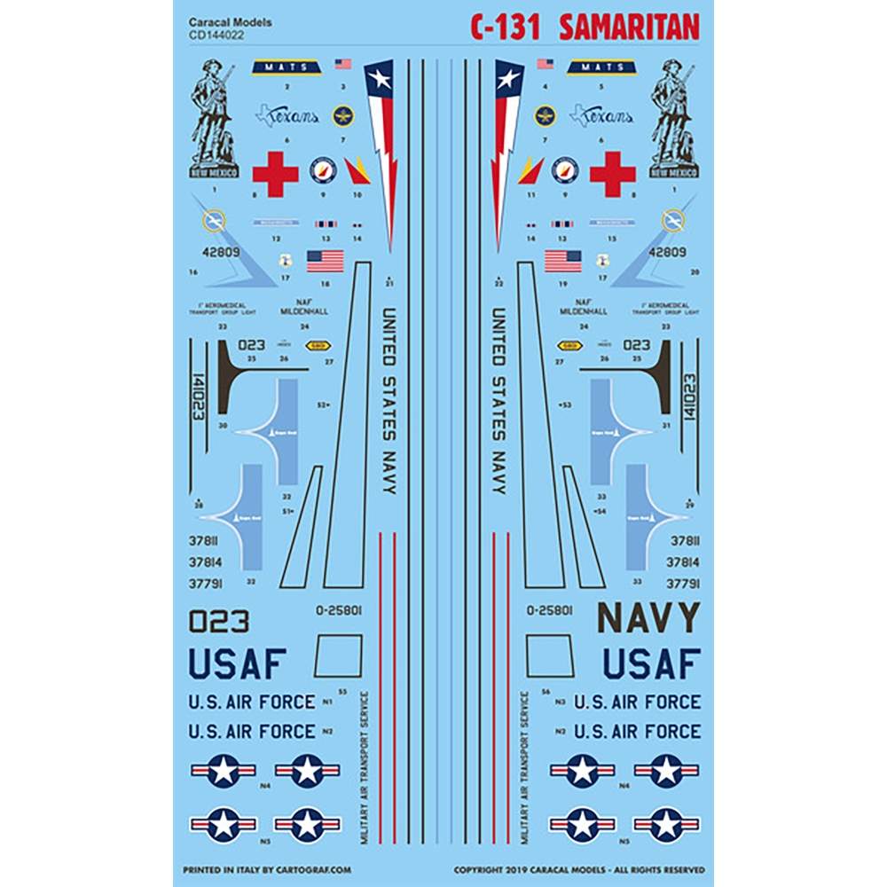 JJf 1/144 AJR C-131 T}^p fJ[ CD144022