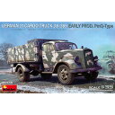 ミニアート 1/35 WW.II ドイツ軍 3トン 軍用カーゴトラック 3.6-36S 初期型PmQタイプ MA35445