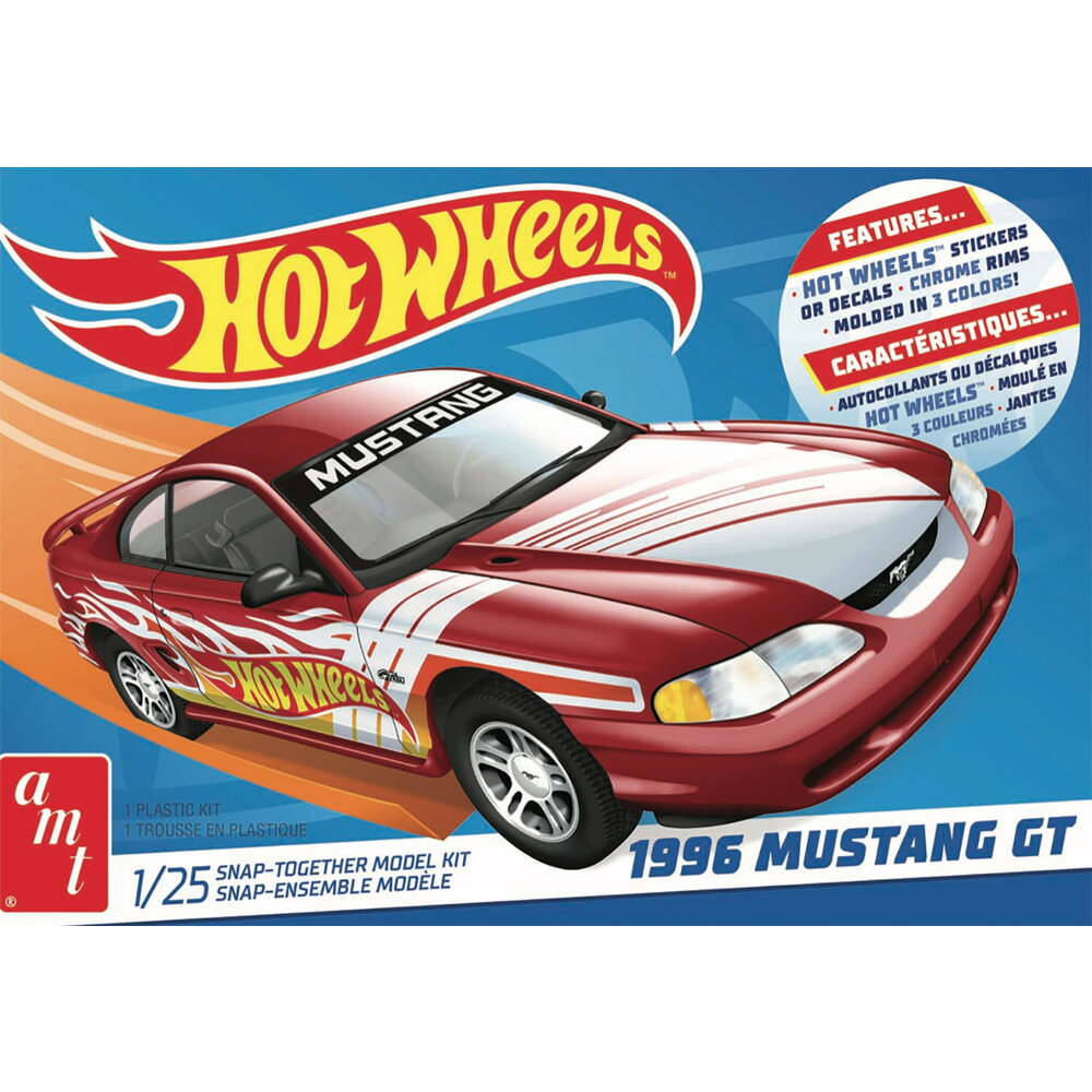 AMT 1/25 ホットウィール 1996 フォード マスタング GT スナップキット AMT1298