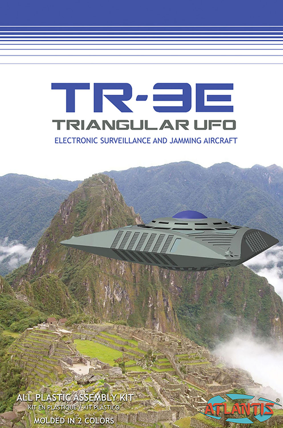 楽天模型・プラモ総合専門店　ホビコレアトランティスモデル TR-3E トライアングル U.F.O. ジオラマベース付き AMC1011