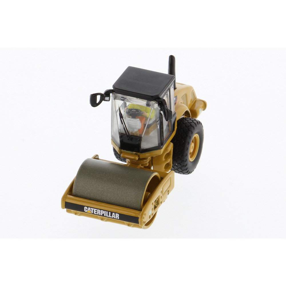 ダイキャストマスター 1/87 キャタピラー CAT CS56 スムースドラム 振動ソイル コンパクタ 完成品 DM85246