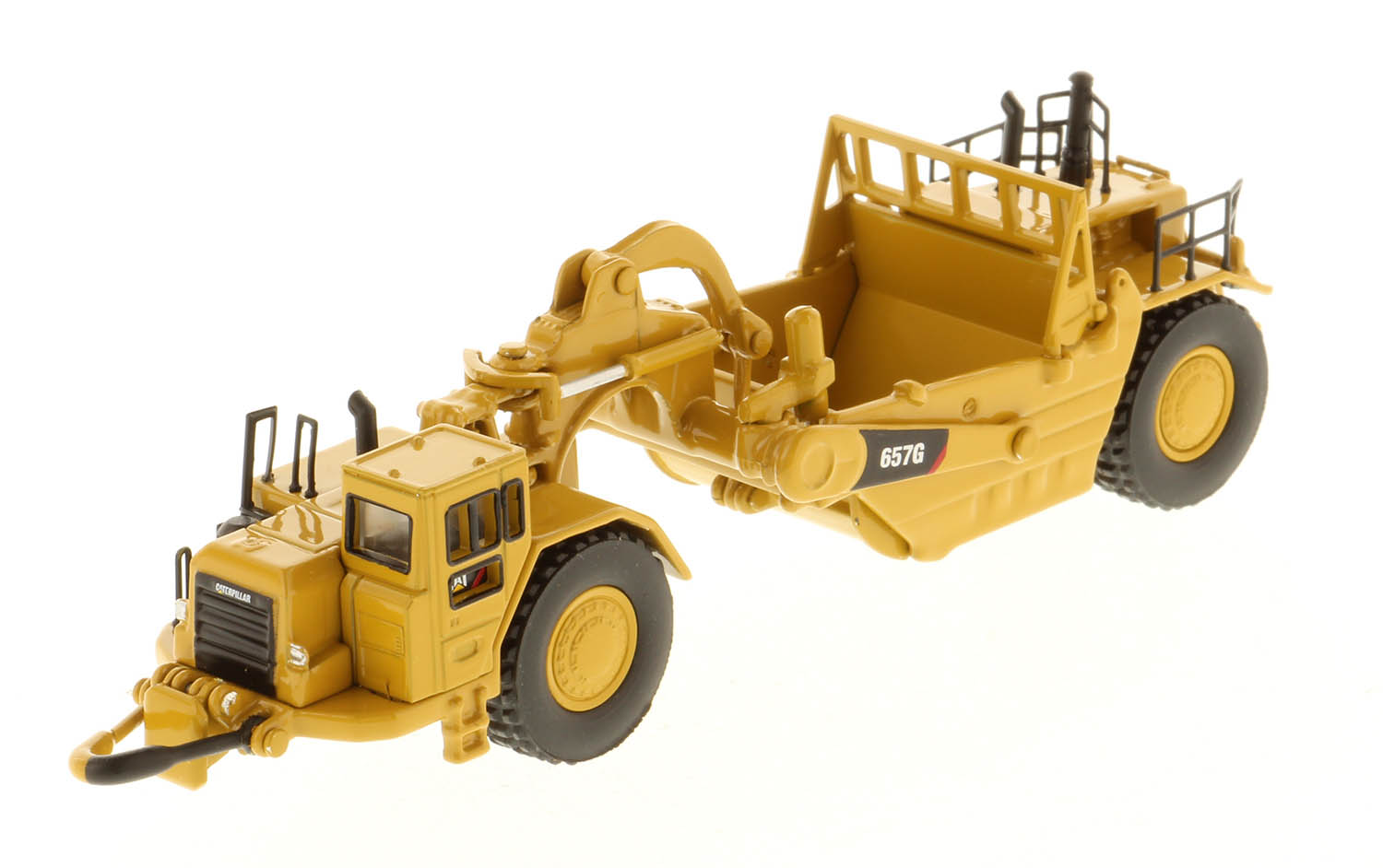 ダイキャストマスター 1/125 ハイラインシリーズ CAT 657G ホイールトラクタ スクレーパ DM85542