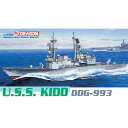 ドラゴン 1/350 アメリカ海軍 ミサイル駆逐艦 U.S.S. キッド DDG-993 プラモデル DR1014