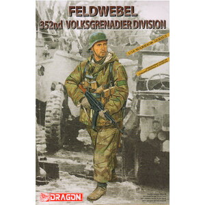 ドラゴン 1/16 WW.II ドイツ軍 第352国民擲弾兵師団 軍曹 プラモデル DR1629