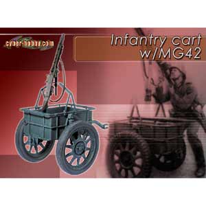 サイバーホビー 1/6 WW.II ドイツ軍 運搬用カート w/MG42 dr71285
