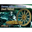 サイバーホビー 1/6 WW.II ドイツ軍ミリタリーホイールセット ダークイエロー プラモデル (訳あり商品) DR71349b