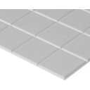 エバーグリーン スクエアタイル(深溝)プラシート 厚さ1.0mm タイルサイズ12.7mm四方 シートサイズ150mmx300mm EGP4507