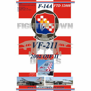 ファイタータウンデカール 1/32 F-14A VF-211 チェックメイツ イラク戦争 FTD32-008