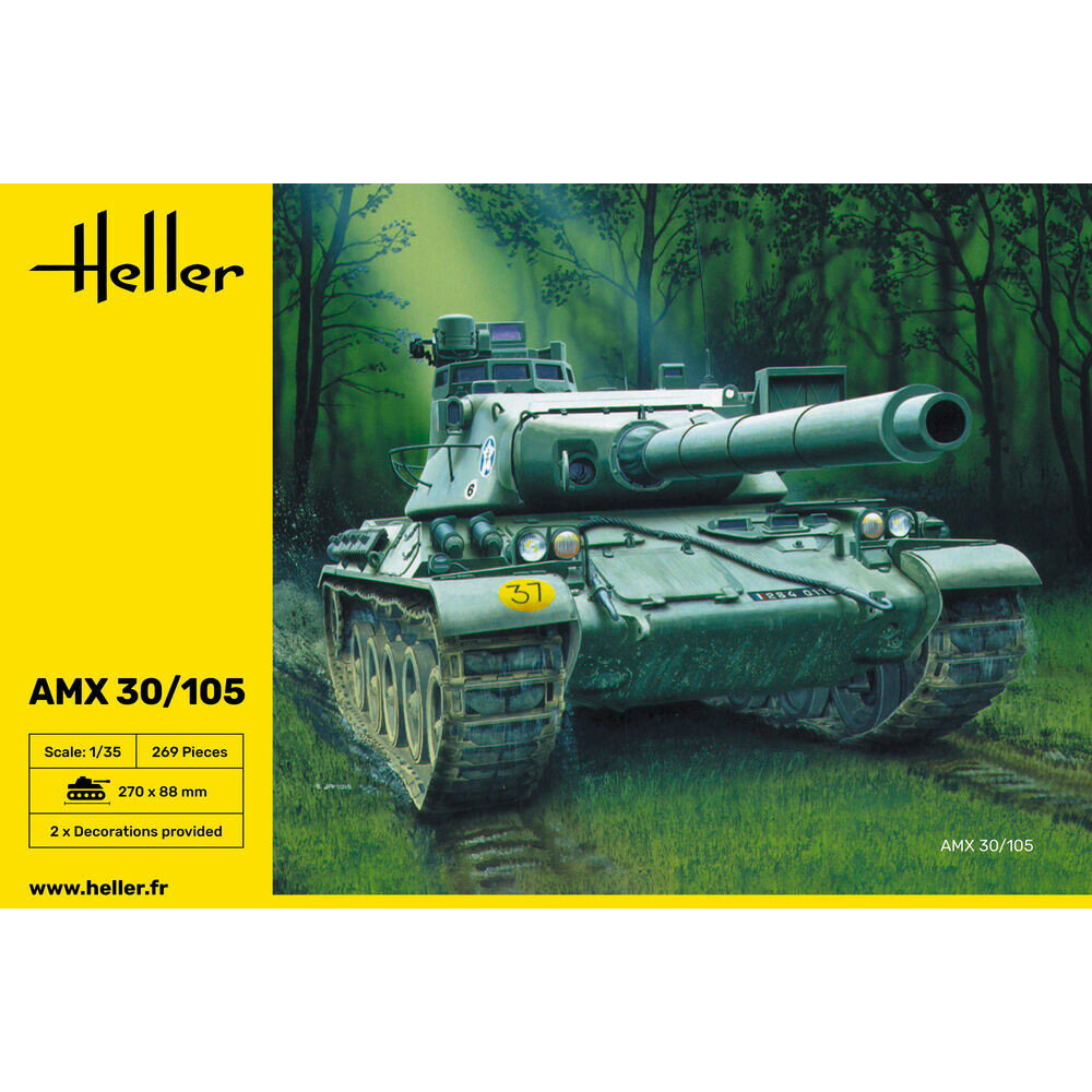 エレール 1/35 フランス軍 AMX-30/105 主力戦車 プラモデル (訳あり商品) HE81137b