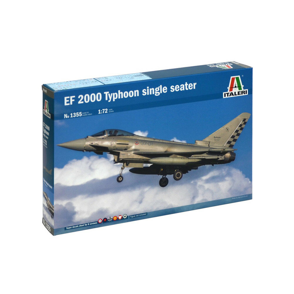 イタレリ 1/72 イタリア空軍 EF2000 タイフーン (単座型) プラモデル (訳あり商品) IT1355b