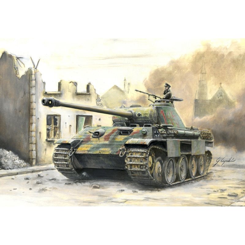 イタレリ 1/56 WW.II ドイツ軍 Sd. Kfz. 171 パンターA型 IT15752