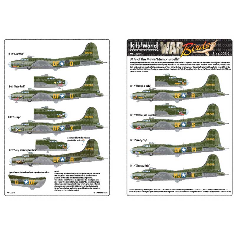 Lbc[hfJ[ 1/72 ėR B-17F/G futBXExv