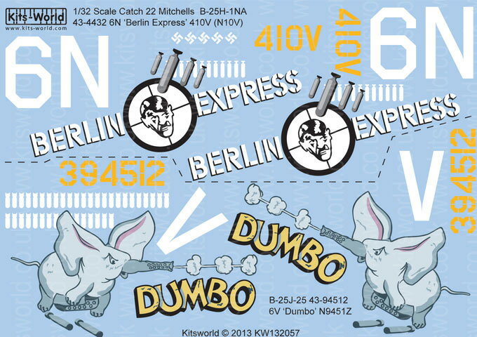 Lbc[hfJ[ 1/32 EėR B-25H ~b`FBerlin Express EėR B-25J Dumbo