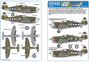 キッツワールド 1/32 WW.II アメリカ軍 P-47C/Dサンダーボルト 第56戦闘群 ティンクル デカールセット KW132163