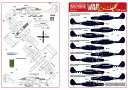 キッツワールドデカール 1/48 WW.II アメリカ軍 P-61 ブラックウィドウ KW148170