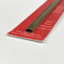 K&S 真鍮流線形パイプ サイズ小 外径1/4インチ(6.35mm) 肉厚0.014インチ(0.36mm) 長さ12インチ(300mm) (1本入り) KS81...