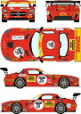 レーシングデカール43 1/24 メルセデスSLS GT3 ブラック・ファルコン・レーシング カーNo.35 2011 スパ・フランコルシャン 24時間レース