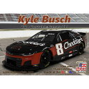 サルビノスJRモデルズ 1/24 カイル・ブッシュ #8 チェダース シボレー カマロ ZL1 NASCAR 2024 プラモデル RCC2024KBP