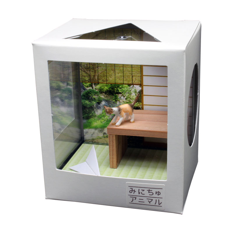 プラッツ 1/12 ネコのいる空間 みにちゅアニマル 和室の情景 コタロウ CATA-9