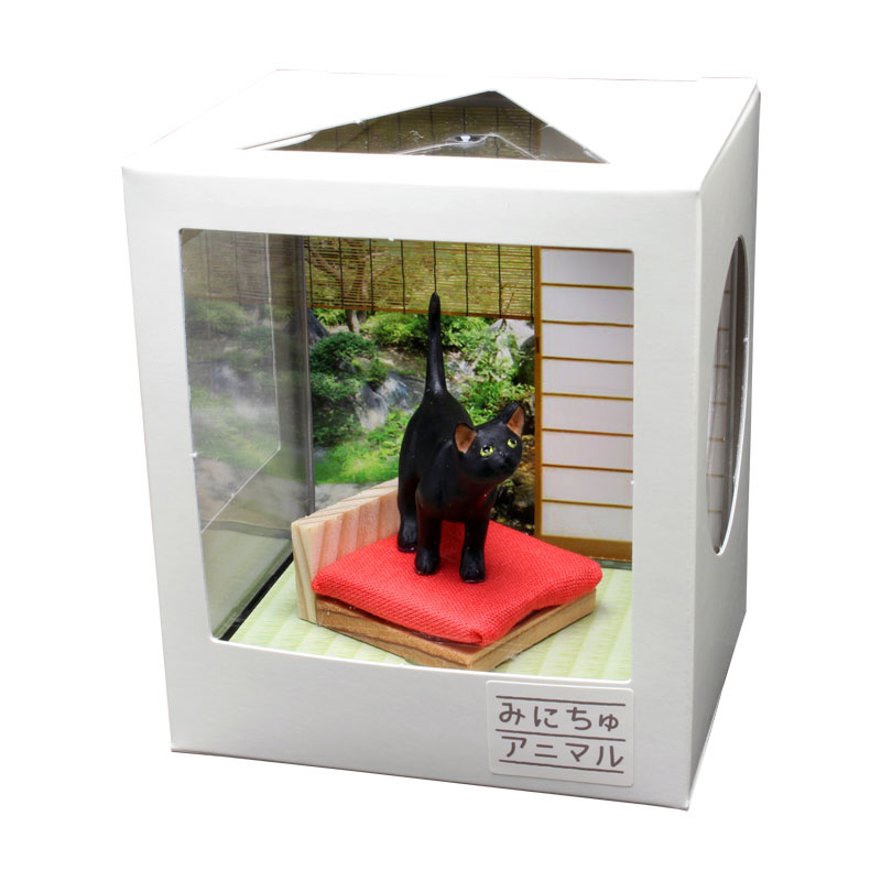 プラッツ 1/12 ネコのいる空間 みにちゅアニマル 和室の情景 レオ CATA-10