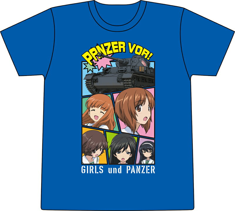 プラッツ ガールズ&パンツァー キャラクターTシャツ Mサイズ GPG-45