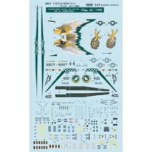 プラッツ 1/72 アメリカ海軍 F/A-18Cホーネット VFA-195 =チッピー ホー!=1995 USD-4